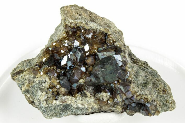 Iridescent, Rainbow Andradite Garnets - Norway #342328